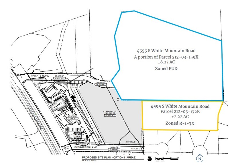 4555-4595 S White Mountain Rd, Show Low, AZ for sale - Site Plan - Image 2 of 2