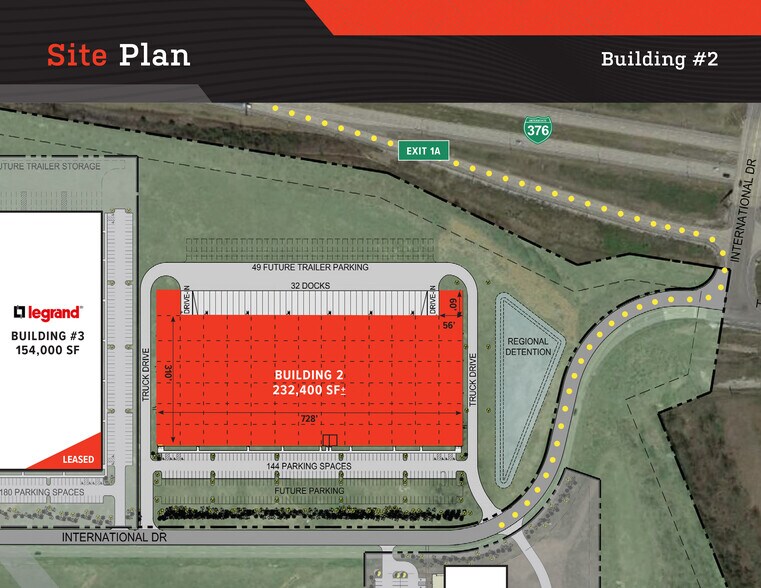International Dr, Coraopolis, PA for lease - Site Plan - Image 2 of 3