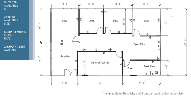 9150 Chesapeake Dr, San Diego, CA for lease Floor Plan- Image 1 of 1