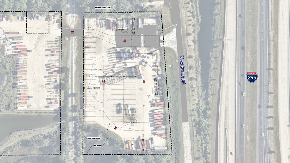 9850 New Berlin Rd, Jacksonville, FL for lease - Site Plan - Image 3 of 6