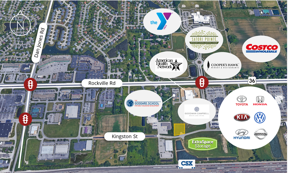 8550 Kingston St, Avon, IN for sale - Aerial - Image 1 of 1