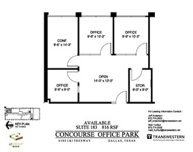 6350 LBJ Fwy, Dallas, TX for lease Floor Plan- Image 1 of 1