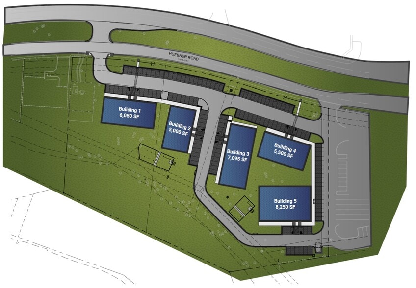 14520 Huebner Rd, San Antonio, TX for lease - Site Plan - Image 3 of 5