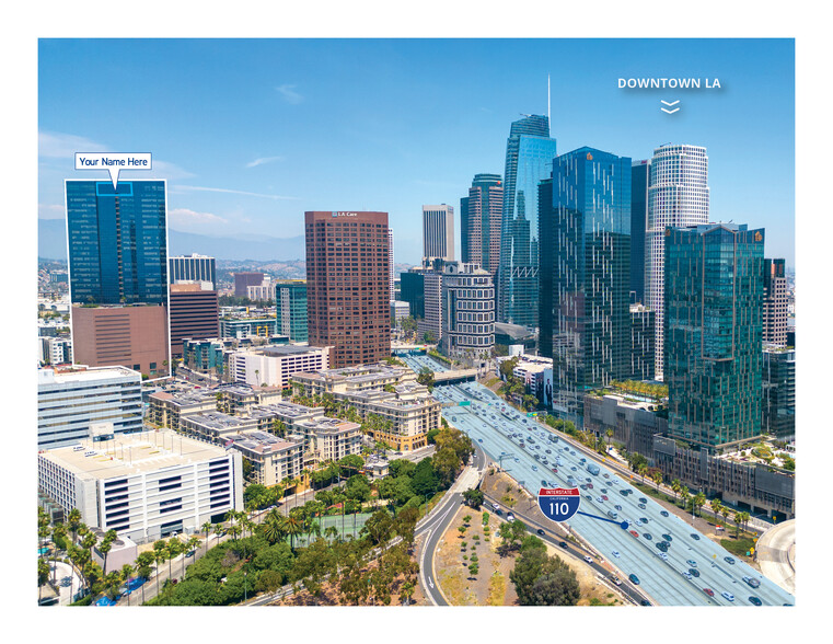 1100 Wilshire Blvd, Los Angeles, CA for lease - Aerial - Image 2 of 7