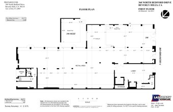 9646 Brighton Way, Beverly Hills, CA for lease Site Plan- Image 2 of 3