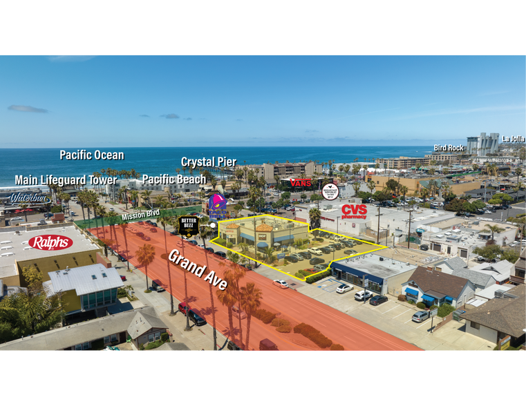 856 Grand Ave, San Diego, CA for lease - Aerial - Image 3 of 3