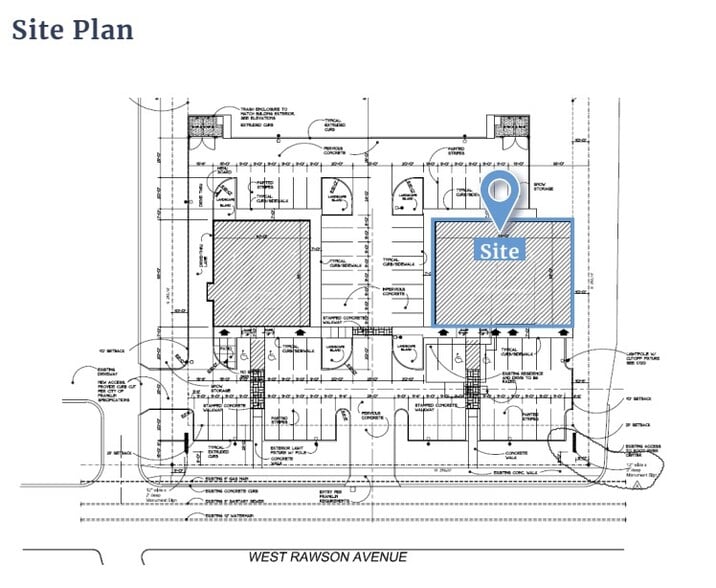 7330 W Rawson Ave, Franklin, WI for sale - Site Plan - Image 3 of 4