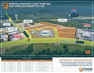 More details for 893 Edgefield Rd, North Augusta, SC - Land for Lease