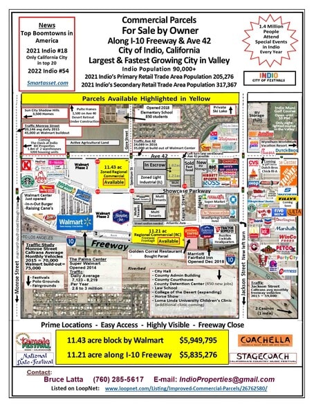 Two Prime 11 acre Commercial Parcels portfolio of 2 properties for sale on LoopNet.com - Other - Image 2 of 12