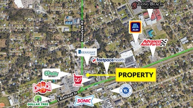 18010 Pineville Rd, Long Beach, MS for lease Aerial- Image 1 of 3