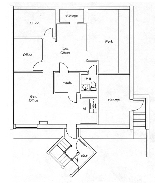 6501 York Rd, Baltimore, MD for sale - Typical Floor Plan - Image 3 of 4