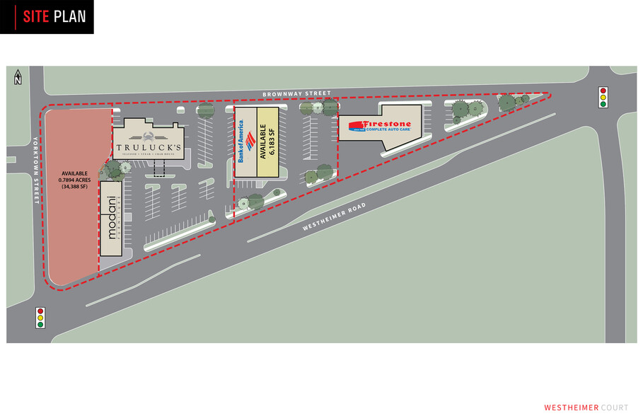 5380 Westheimer rd, Houston, TX for lease - Site Plan - Image 3 of 4