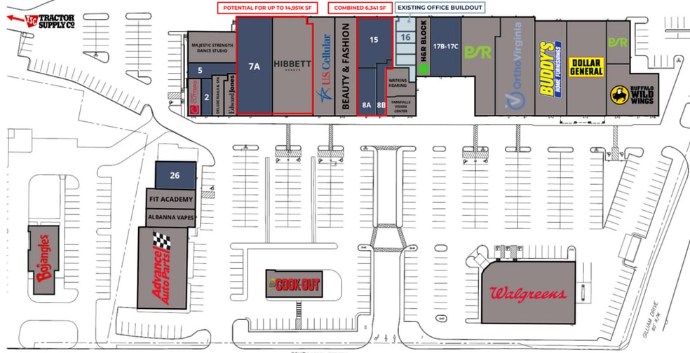 1403-1439 S Main St, Farmville, VA for lease - Building Photo - Image 2 of 12