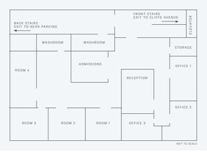 841 Cliffe Av, Courtenay, BC for lease Floor Plan- Image 2 of 6