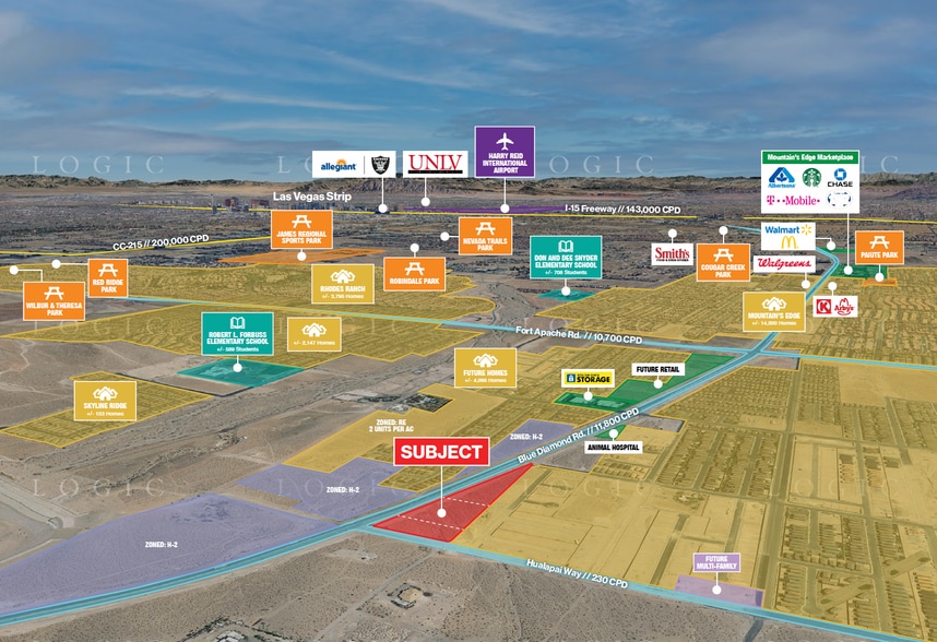 SEC Blue Diamond & Hualapai, Las Vegas, NV for lease - Building Photo - Image 2 of 5