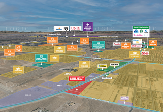 SEC Blue Diamond & Hualapai, Las Vegas, NV - aerial  map view