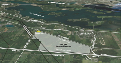 5341 Stormont Rd, Long Sault, ON - AERIAL  map view
