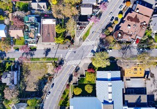 1303 Fairfield Rd, Victoria, BC - AERIAL map view