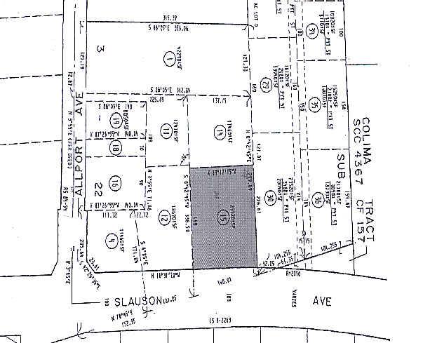 11779 - 11783 Slauson Ave., Santa Fe Springs, CA for lease - Plat Map - Image 3 of 4