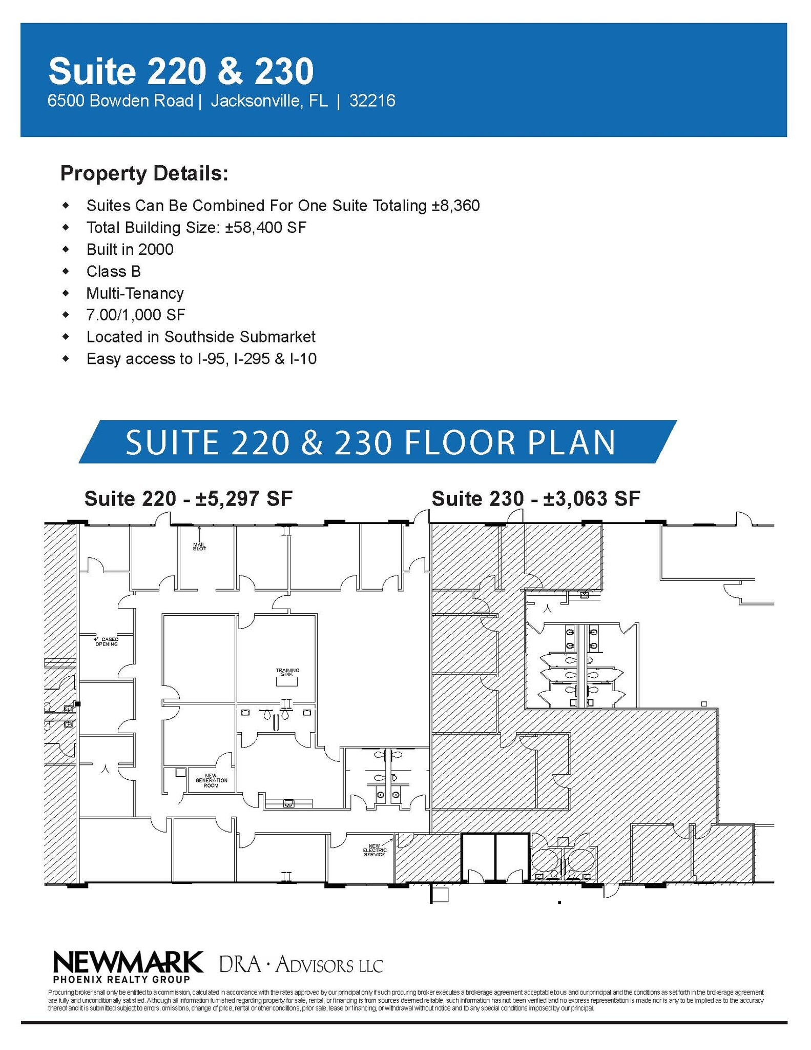 6500 Bowden Rd, Jacksonville, FL for lease Floor Plan- Image 1 of 1