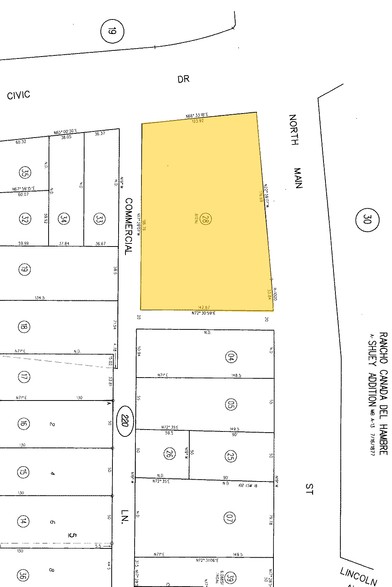 1655 N Main St, Walnut Creek, CA for sale - Plat Map - Image 2 of 2