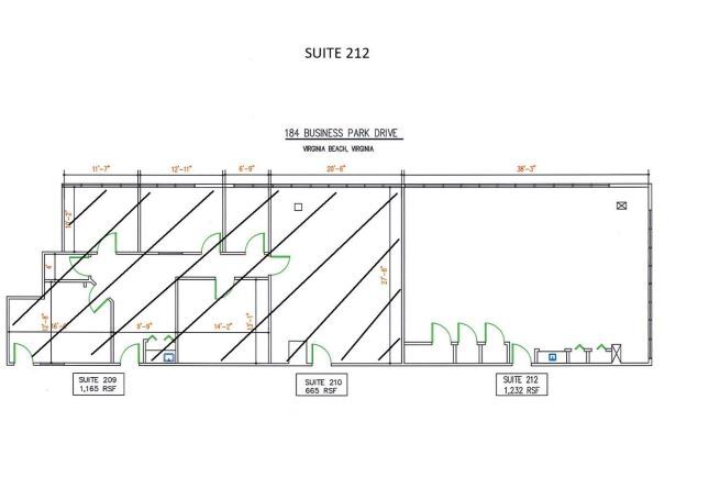 184 Business Park Dr, Virginia Beach, VA for lease Floor Plan- Image 1 of 1