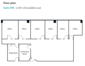 15373 Innovation Dr, San Diego, CA for lease Floor Plan- Image 1 of 1