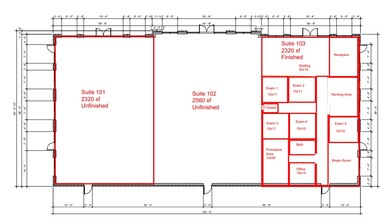 1041 Darrington, Cary, NC for lease Floor Plan- Image 2 of 3