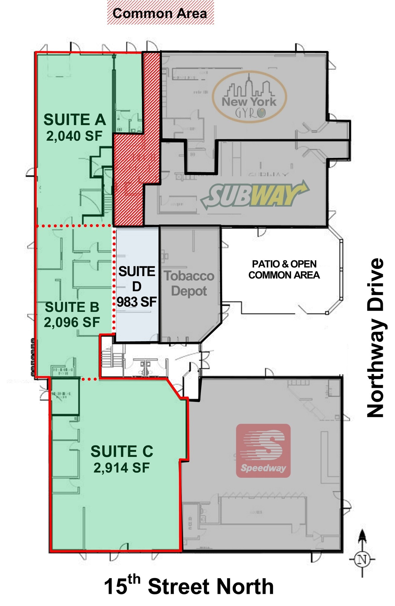 1501 Northway Dr, Saint Cloud, MN for lease Floor Plan- Image 1 of 1