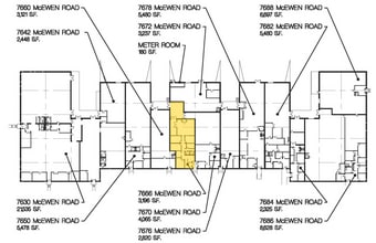 7630-7688 McEwen Rd, Dayton, OH for lease Floor Plan- Image 2 of 2