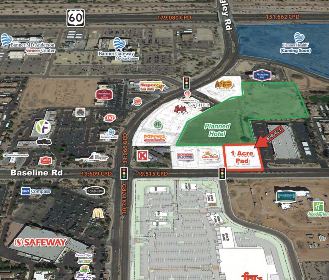 Baseline Rd & Higley Rd, Gilbert, AZ for sale Building Photo- Image 1 of 1