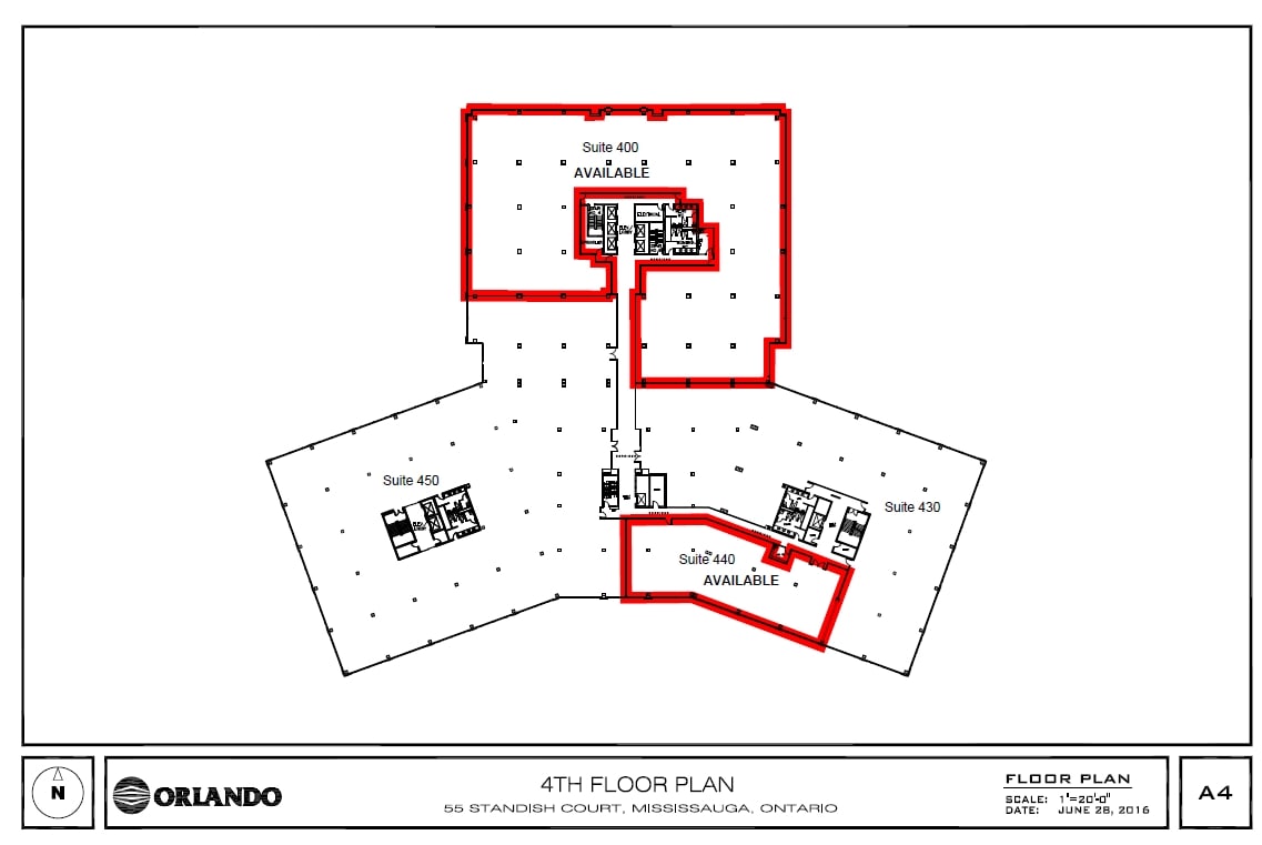 55 Standish Ct, Mississauga, ON for lease Floor Plan- Image 1 of 1