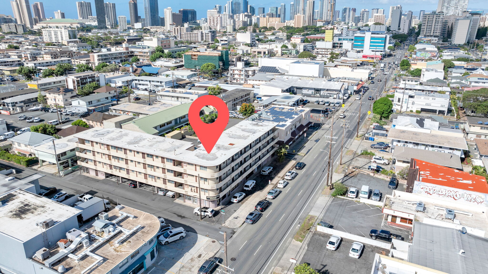 2131 S Beretania St, Honolulu, HI for sale Aerial- Image 1 of 7