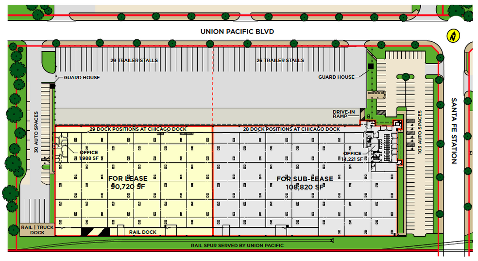 417 Union Pacific Blvd, Laredo, TX for lease - Site Plan - Image 2 of 2