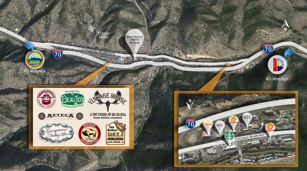 2833 Colorado Blvd, Idaho Springs, CO for sale - Aerial - Image 1 of 1
