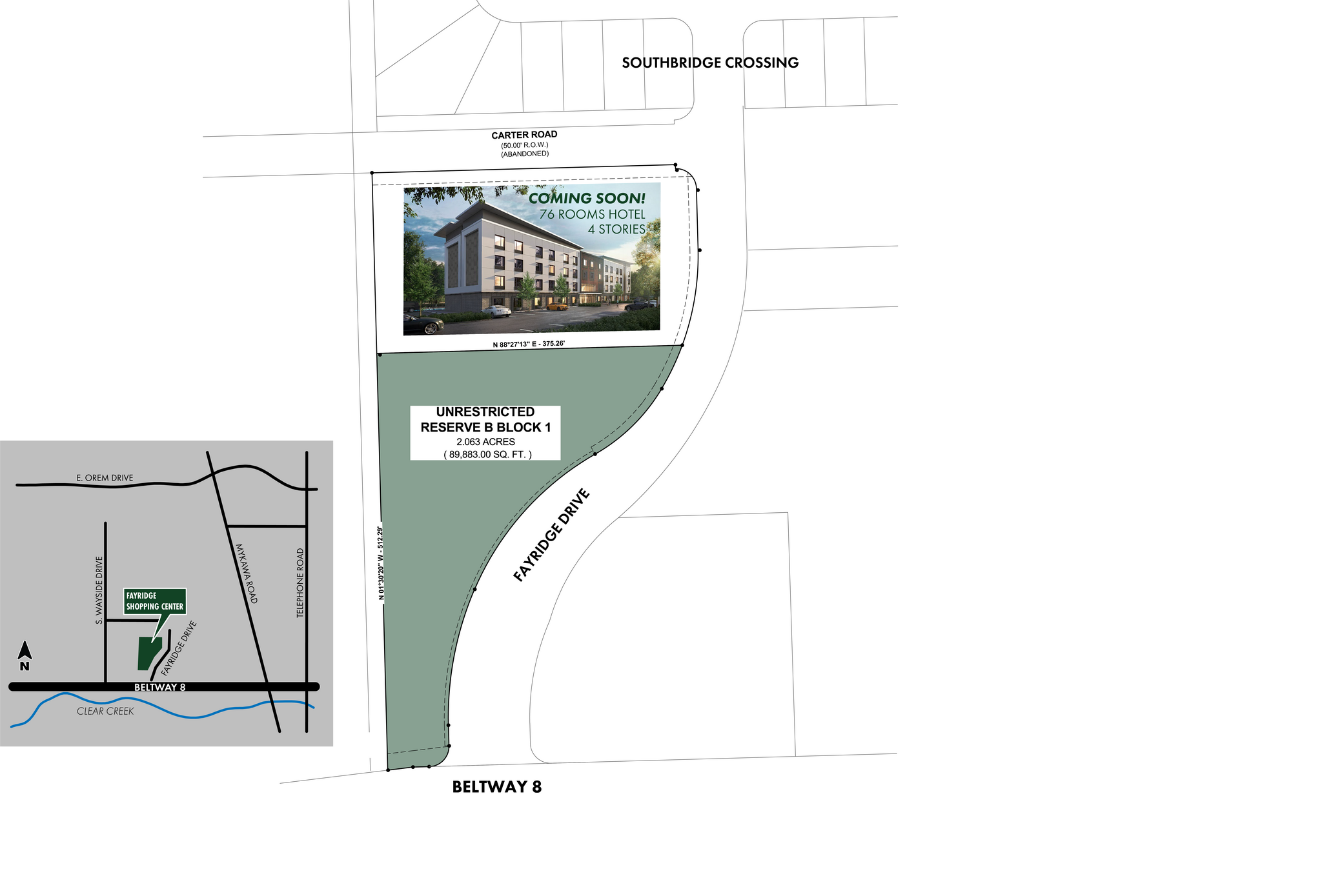 Fayridge Drive at Sam Houston Tollway South, Houston, TX for lease Site Plan- Image 1 of 1