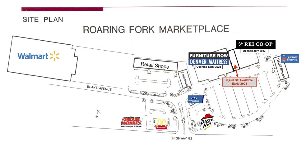 3216 S Glen Ave, Glenwood Springs, CO for lease - Site Plan - Image 3 of 3