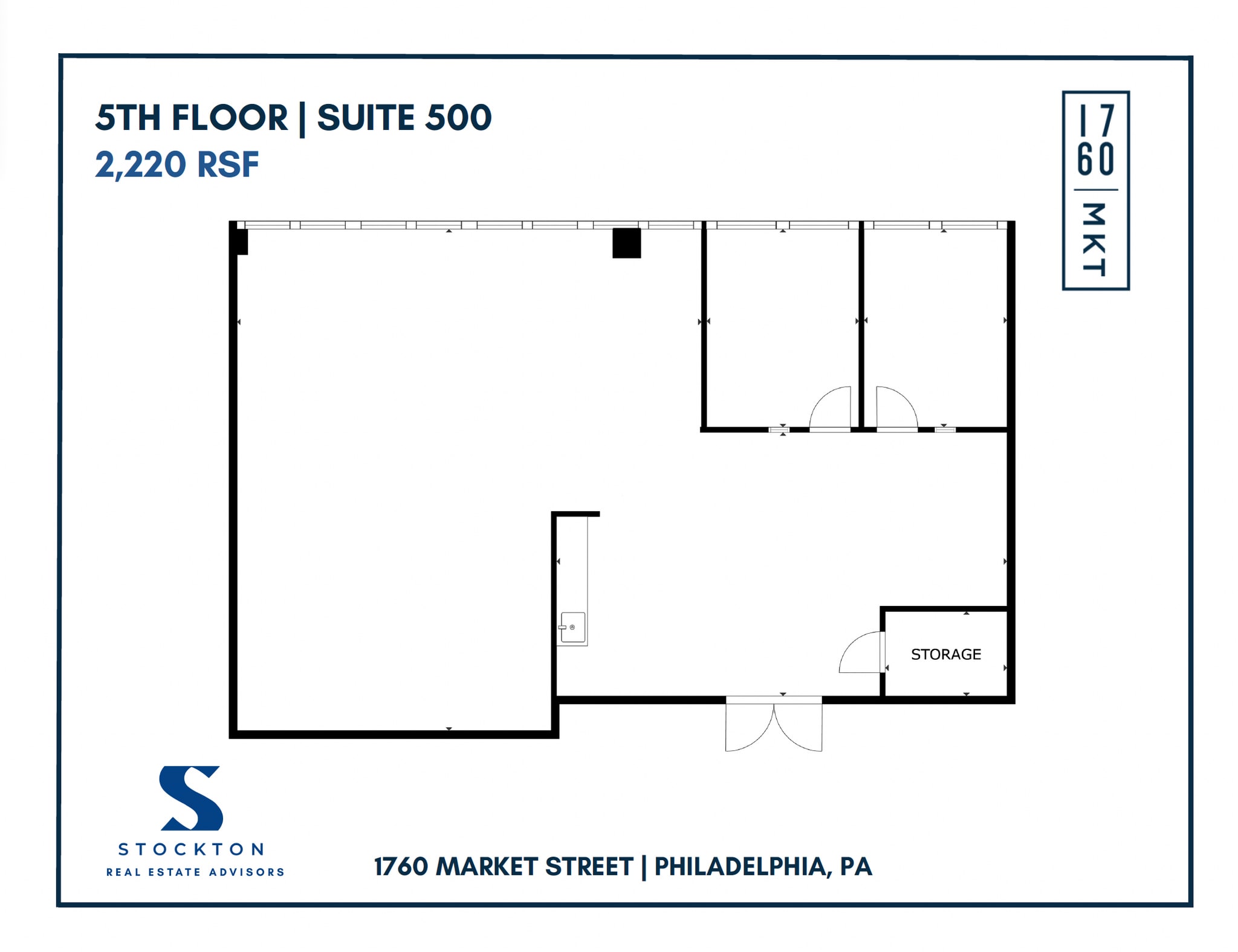 1760 Market St, Philadelphia, PA for lease Floor Plan- Image 1 of 6