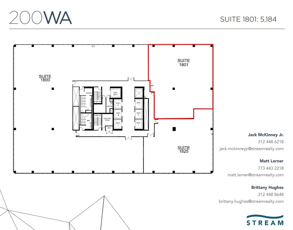 200 W Adams St, Chicago, IL for lease Floor Plan- Image 1 of 1