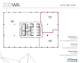 200 W Adams St, Chicago, IL for lease Floor Plan- Image 1 of 1