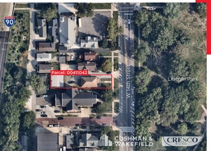 2448 W 14th St, Cleveland, OH - aerial  map view