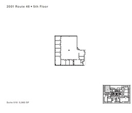 2001 Route 46, Parsippany, NJ for lease Floor Plan- Image 1 of 1