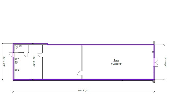 2103-2159 W Patapsco Ave, Baltimore, MD for lease Floor Plan- Image 1 of 1