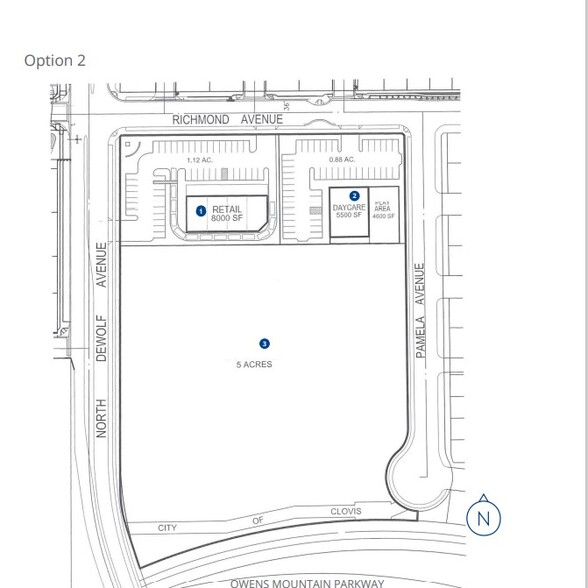 NEC DeWolf & Owens Mountain Parkway Ave, Clovis, CA for sale - Building Photo - Image 2 of 3