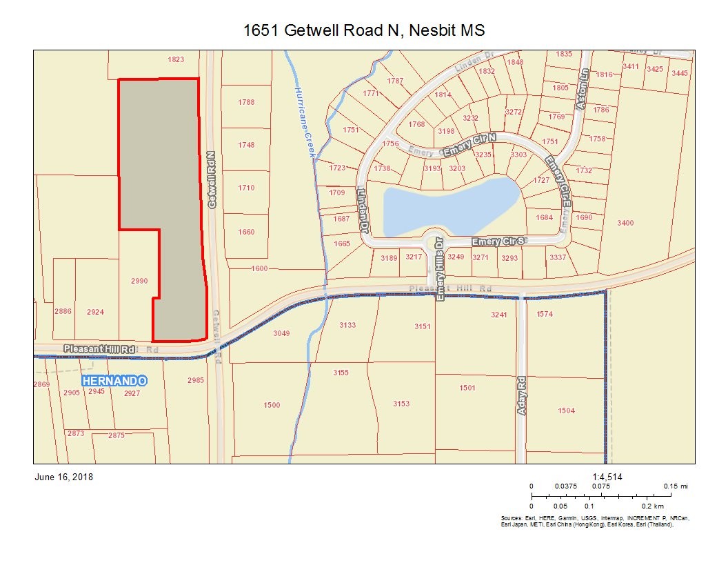 1651 Getwell Rd, Nesbit, MS, 38651 Commercial Land For Sale