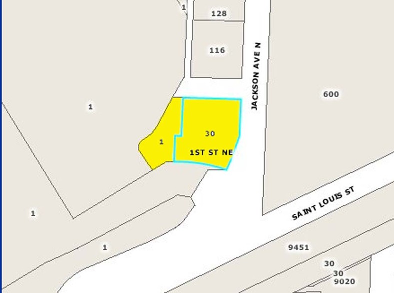 100 Jackson Ave N, Hopkins, MN for sale - Plat Map - Image 1 of 1