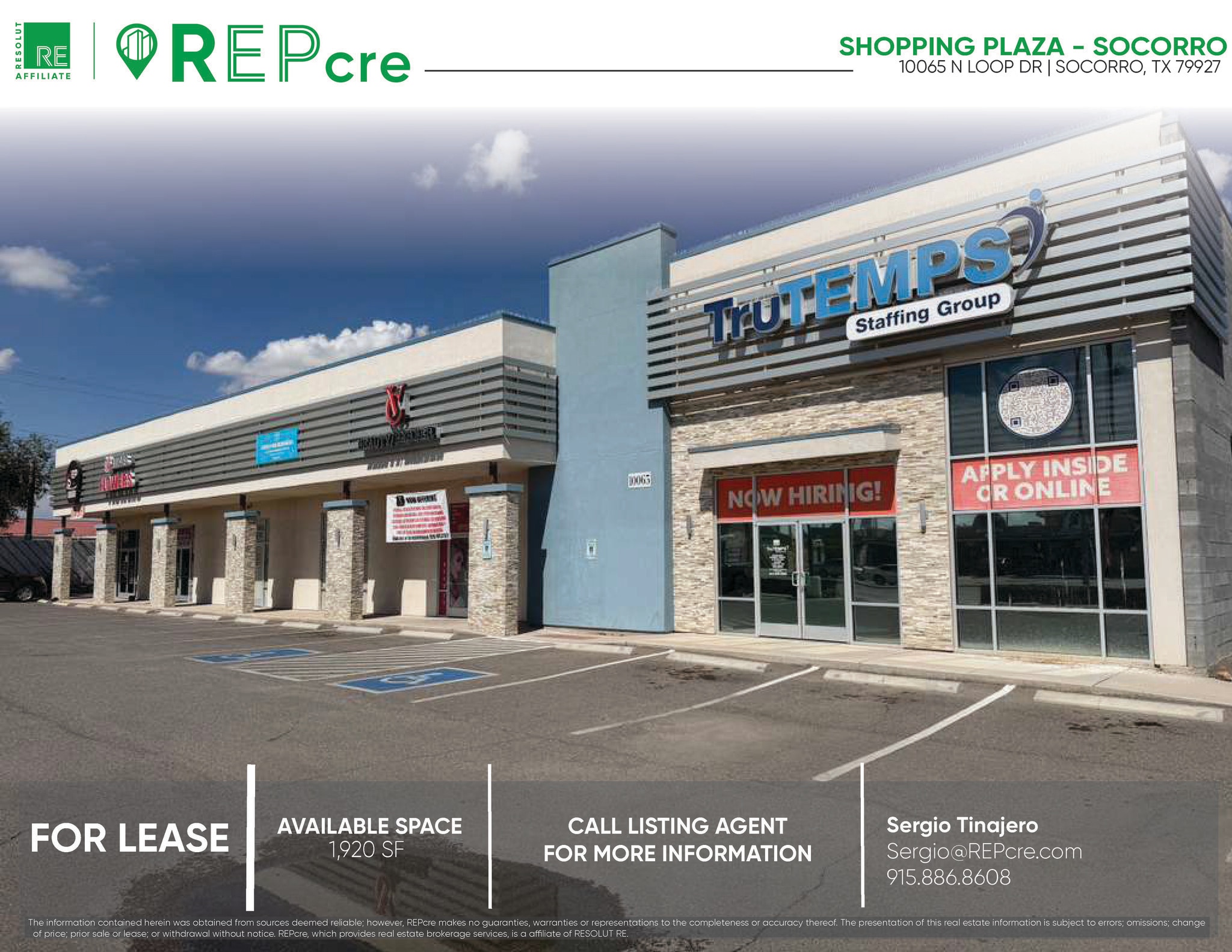 10065 N Loop Dr, Socorro, TX for lease Building Photo- Image 1 of 3