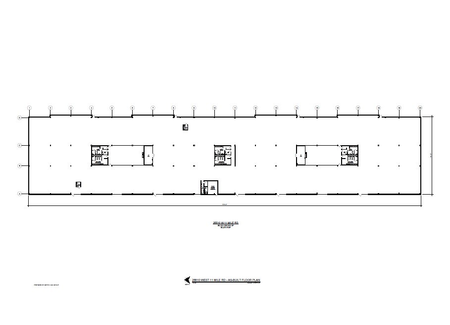 25510 W 11 Mile Rd, Southfield, MI for sale Floor Plan- Image 1 of 1