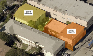 1511 12th St, Santa Monica, CA - aerial  map view