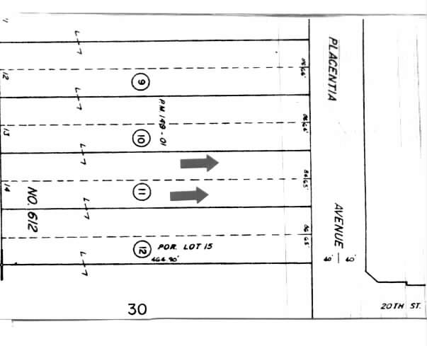 2013 Placentia Ave, Costa Mesa, CA for lease - Plat Map - Image 3 of 5